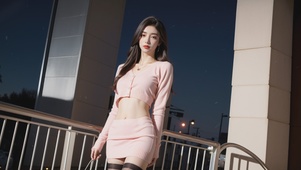 唯美清新治愈短裙美女