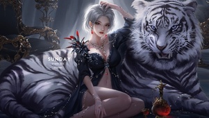 白虎少女