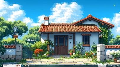 向往的小院主题