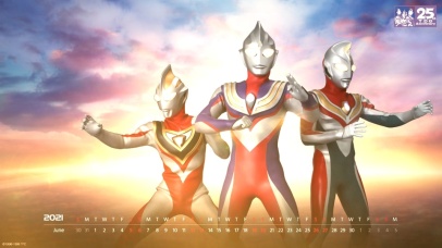 迪迦25周年6月份壁纸（二修）