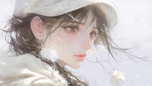 认真的雪
