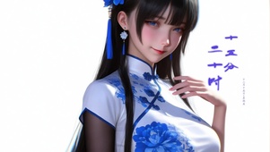 唯美旗袍少女