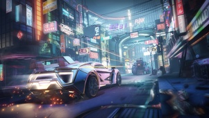 城市街道跑车