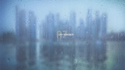 4K唯美治愈护眼雨滴屏