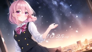 唯美流星少女