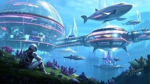 海底世界休息的打工人