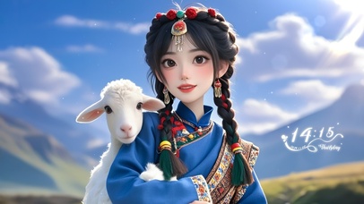 小清新藏族女孩