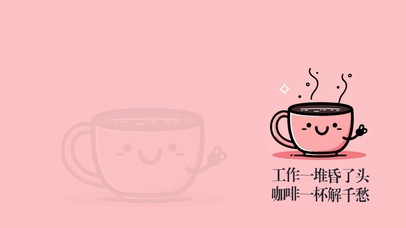 咖啡一杯解千愁