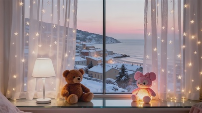 治愈系氛围感浪漫星窗