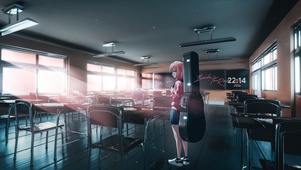 教室女孩
