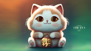 可爱招财猫