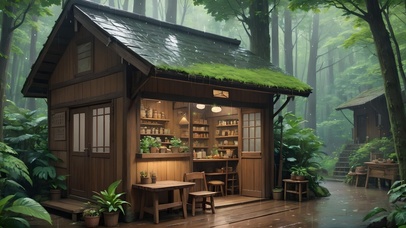 雨中森林小店