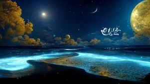 静谧星空夜景