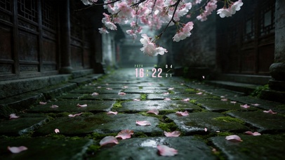 超治愈 雨天 青苔古巷