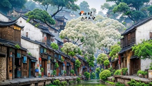 4k小镇梨花