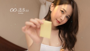 清纯便利贴美女