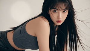 长发美女