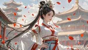 红色花瓣