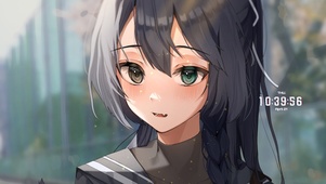 校园小女孩