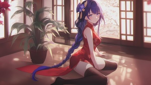 可爱二次元旗袍少女