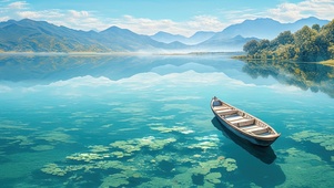 清澈泸沽湖