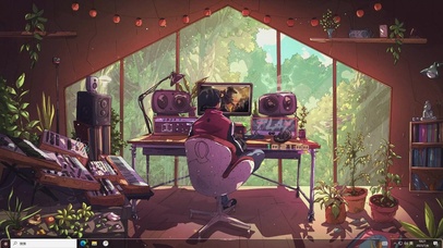 休闲午后—主题桌面