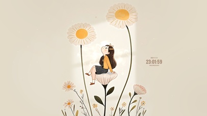 花朵少女 治愈唯美