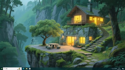 雅居饮茶观山4K