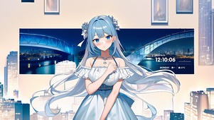 4k长发女孩