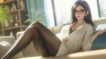 眼神像是一泓清泉，纯净而透彻