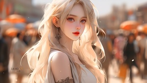 金发碧眼女神