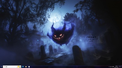 万圣节主题 耿鬼