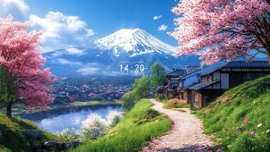 护眼山下村庄