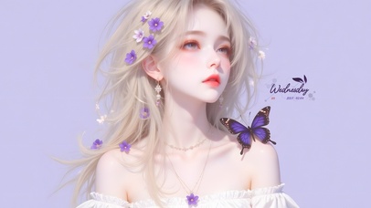 治愈蝴蝶女孩