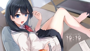 清纯长腿美少女