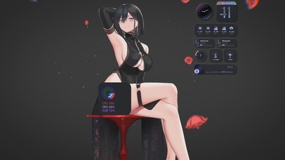 4K 大长腿性感 玫瑰旗袍少女