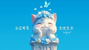 可爱卖萌猫咪