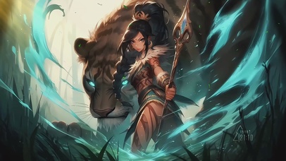 【4K超清】英雄联盟豹女