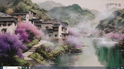 水彩唯美风景-桌面主题