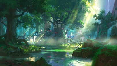 唯美仙境树林城堡