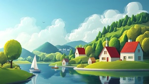 可爱童话乡村