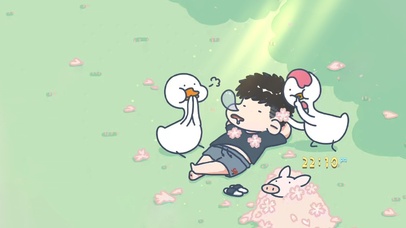 4K 鸭鸭陪伴主人