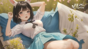 啊小兔子女孩