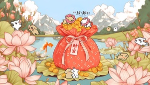 招财好运小狗
