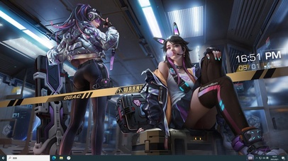 炫酷朋克美少女