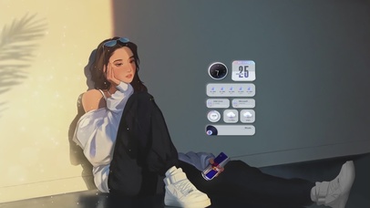 阳光夏日时尚少女