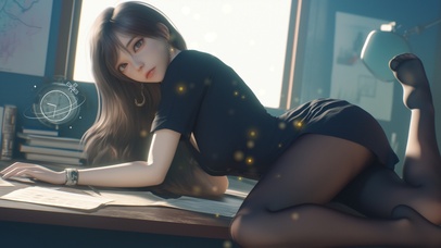 气质如同夜空中的一轮明月