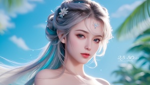 4K唯美气质古风美女