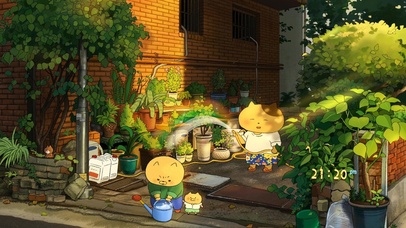 4K 治愈勤劳的小熊