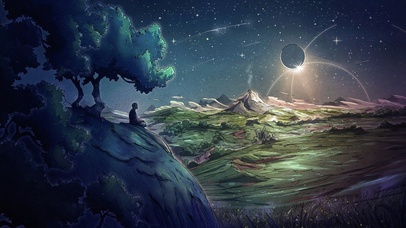 唯美夜晚风景